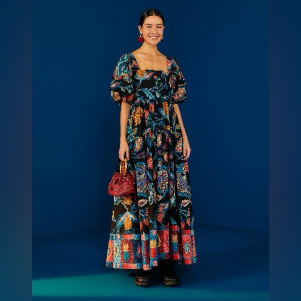 Farm Rio Sunset Tapestry Dress